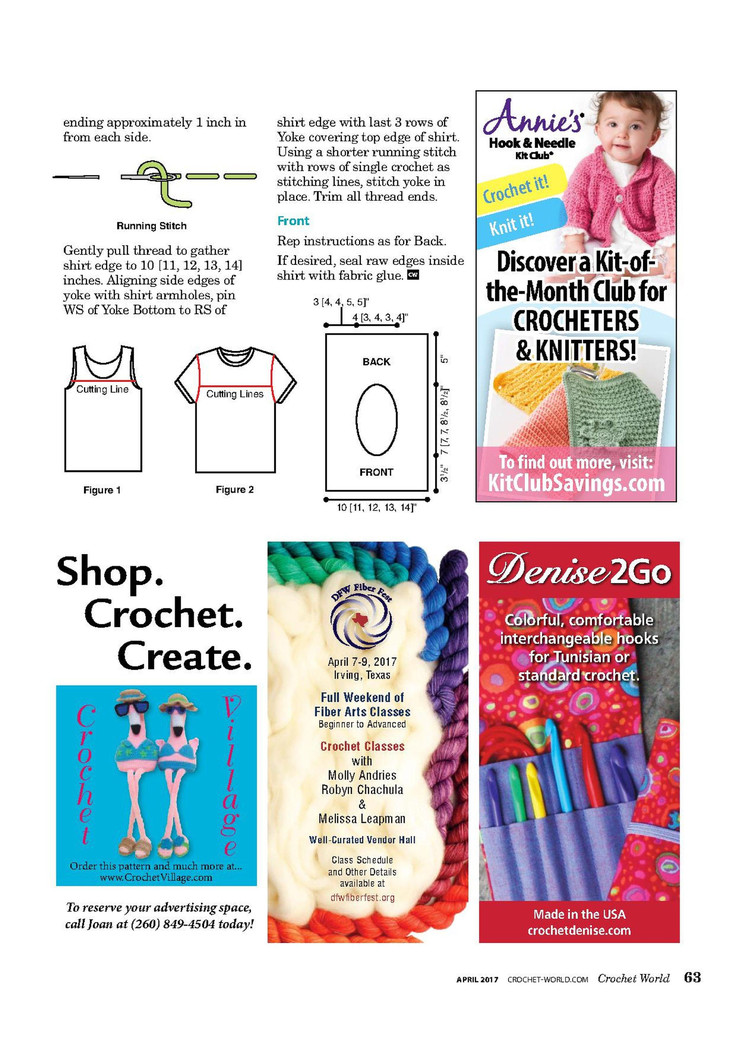 Crochet World Vol.40 №2 2017 - 輕描淡寫 - 輕描淡寫
