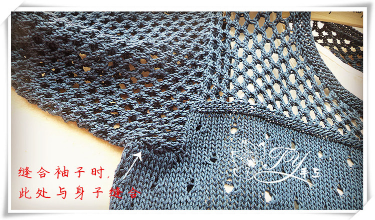 1421——幽蘭——寬松鏤空花罩衣 - ty - ty 的 編織博客