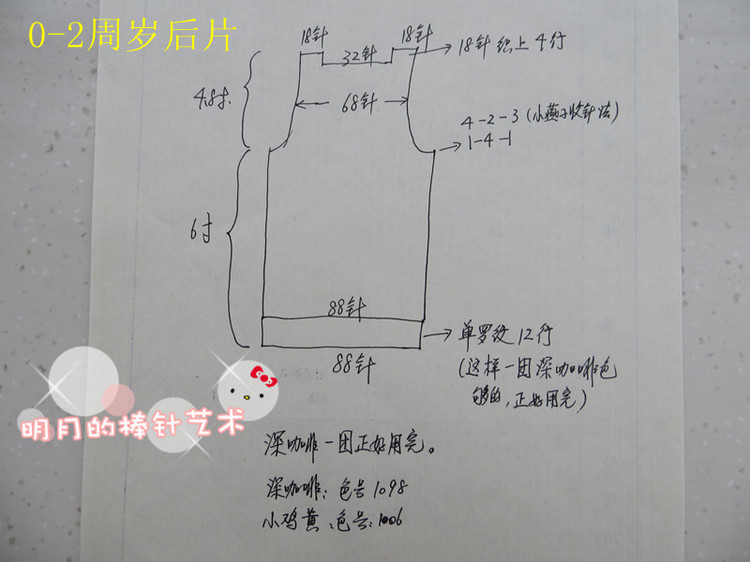 小奶牛男孩開衫（9189美麗諾  教程） - 明月的棒針藝術(shù) - 明月的棒針藝術(shù)