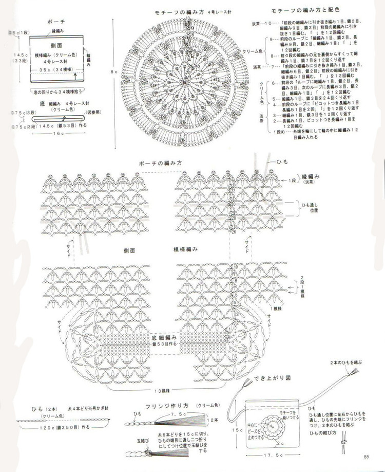 鉤針——精致小香袋——可做零錢包 - choiyoba - 卑塵    縷