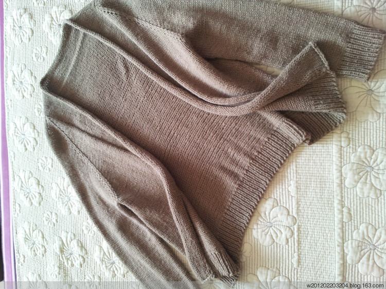 （線蟲(chóng)）秋色宜人——知性！柔美羊絨開(kāi)衫（跟織“輕盈”） - 線蟲(chóng)昭昭 - 線蟲(chóng)昭昭的博客