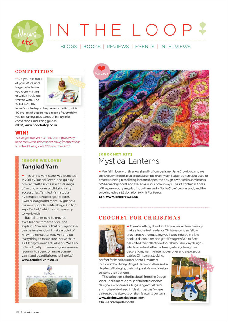 Inside Crochet Issue 72 2015 - 輕描淡寫 - 輕描淡寫