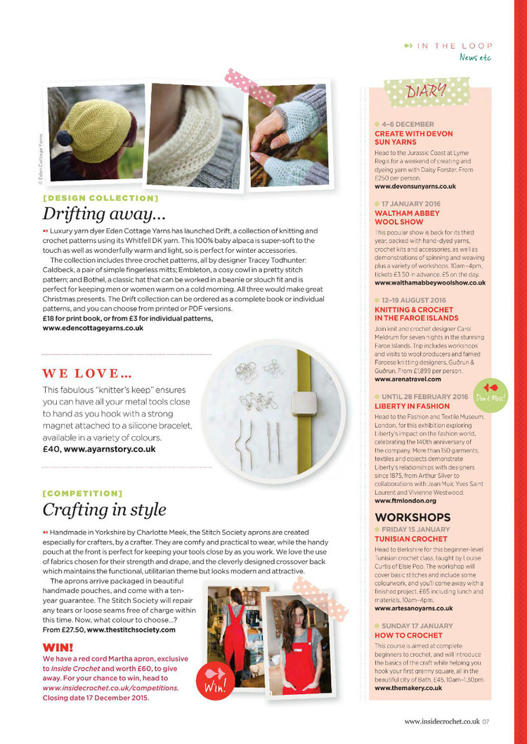 Inside Crochet Issue 72 2015 - 輕描淡寫 - 輕描淡寫