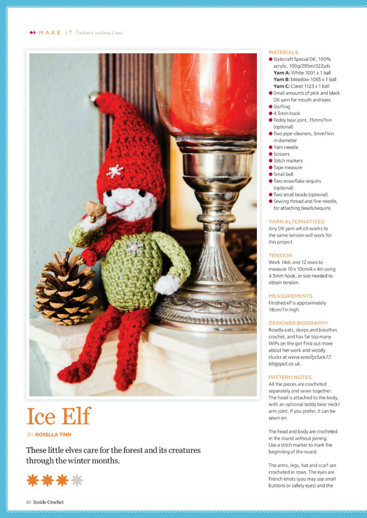 Inside Crochet Issue 72 2015 - 輕描淡寫 - 輕描淡寫