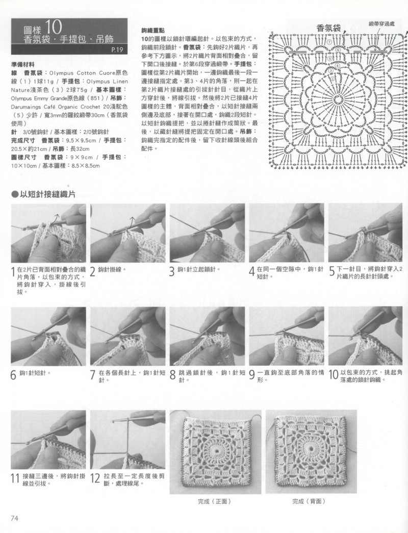 Crochet Lace Floral Applique 2011 - 紫蘇 - 紫蘇的博客
