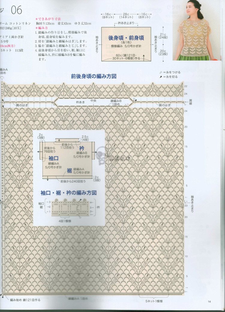 【小語媽咪】白樺林~~~春夏款套頭鉤衫（2016-12） - ☆小語媽咪♂  - ☆小語媽咪♂