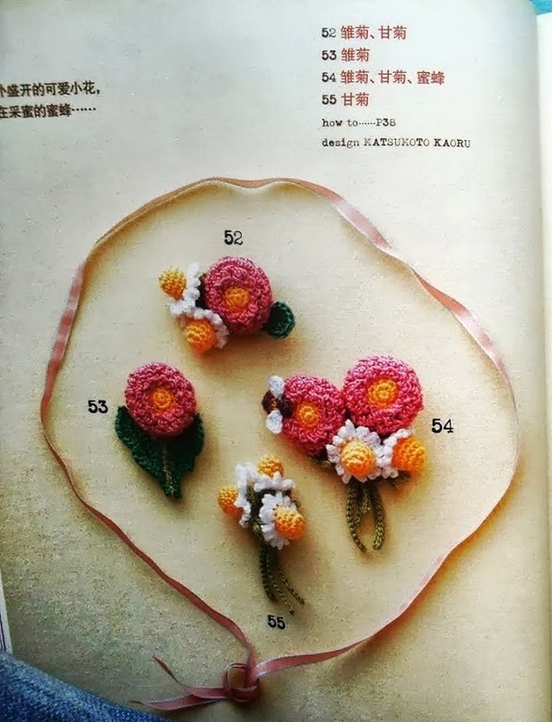 鉤針花朵100種 - 編織幸福 - 編織幸福的博客