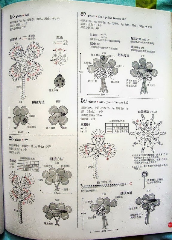 鉤針花朵100種 - 編織幸福 - 編織幸福的博客