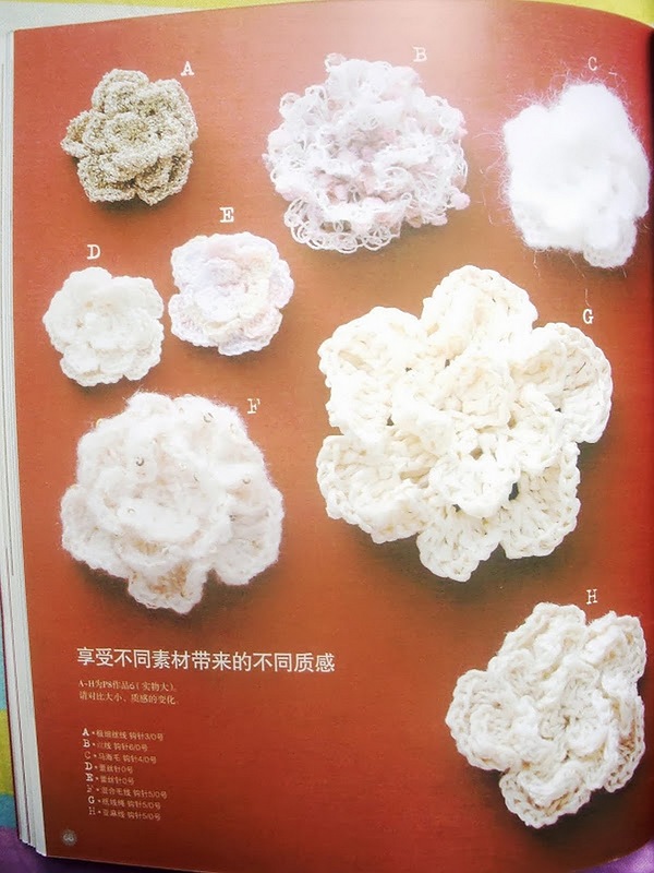 鉤針花朵100種 - 編織幸福 - 編織幸福的博客