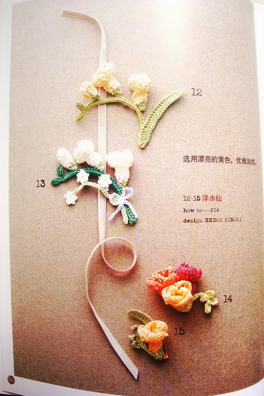 鉤針花朵100種 - 編織幸福 - 編織幸福的博客