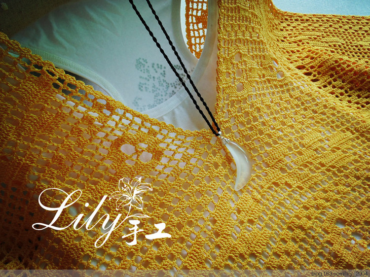 【Lily手工】--香雪蘭--簡(jiǎn)單又好鉤的蕾絲罩衫 - Lily - Lily的手工編織天地