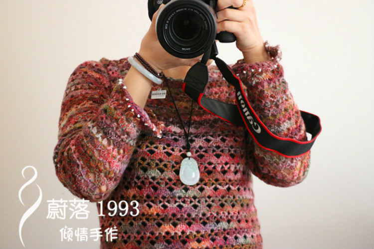 【蔚落1993】紅粉———優(yōu)雅套頭衫（201501） - 蔚落 - 蔚落1993的博客