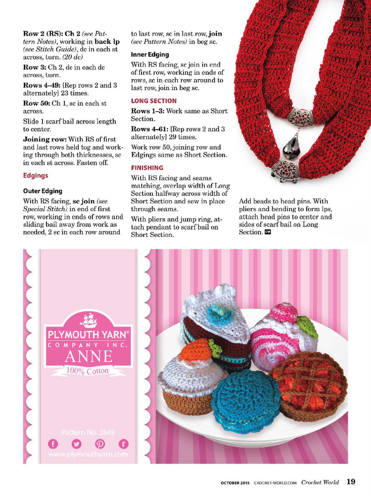 Crochet World October 2015 - 輕描淡寫 - 輕描淡寫