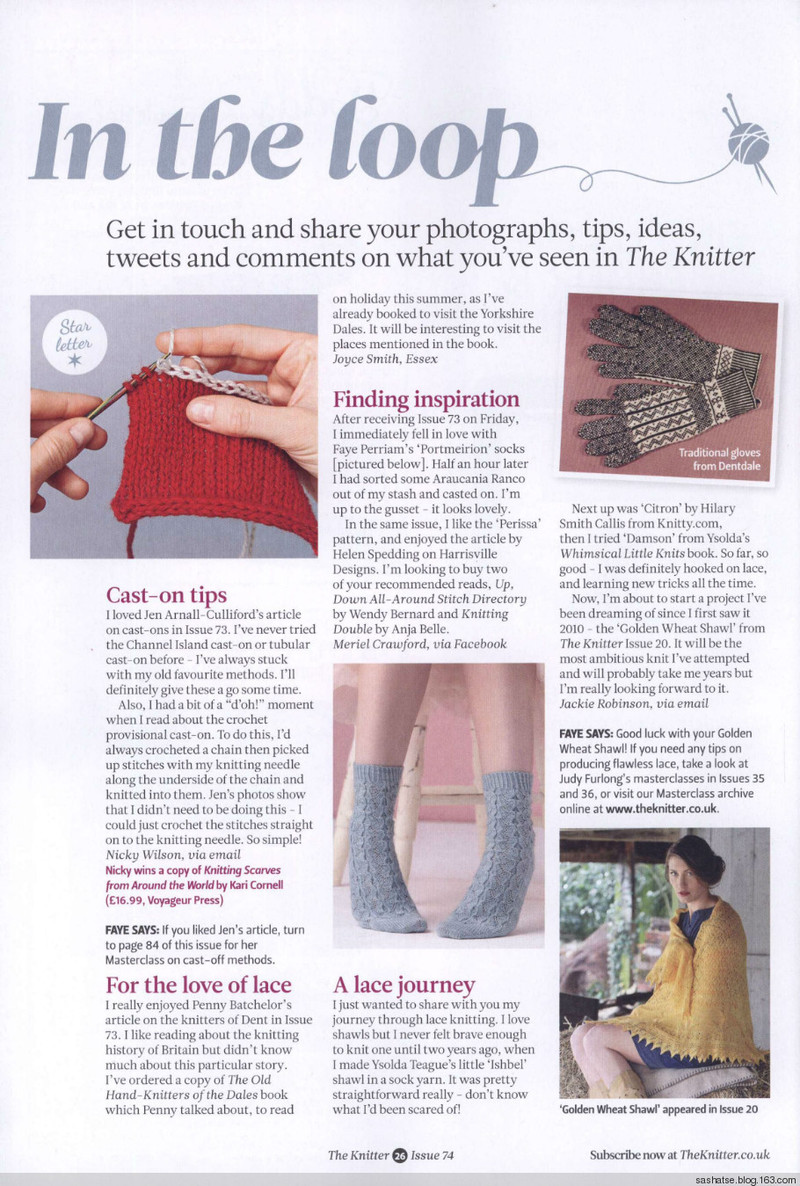 The Knitter Issue 74 去廣告 - 舒舒 - 舒舒編譯館