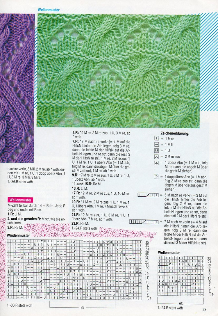 Diana №34  Die schonsten Zopf-Lochmuster - 輕描淡寫 - 輕描淡寫