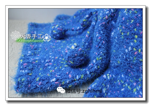 飛雪~~~彩貂絨衣---娃娃款 - 碧海---纏夢(mèng) - 天香手編工作室
