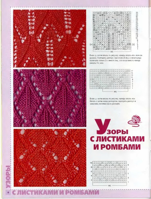 Сабрина. узоров 棒針花樣 - 紫蘇 - 紫蘇的博客