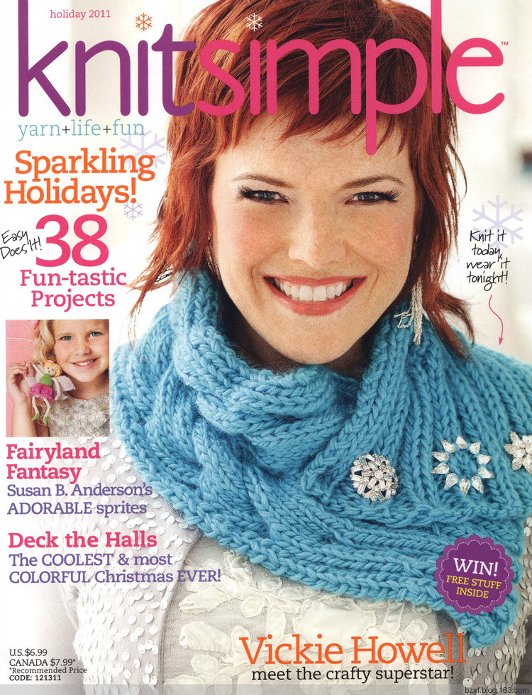 Knit Simple - Holiday 2011 - 編織幸福 - 編織幸福的博客