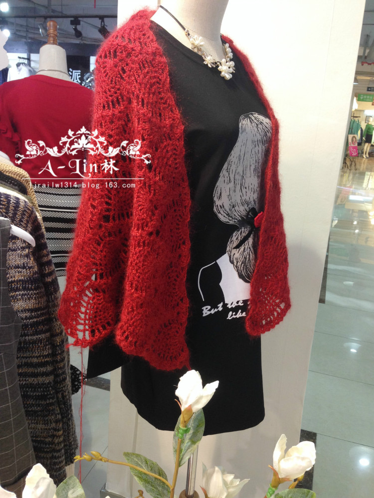 【A-Lin林】紅妝--經(jīng)典菠蘿花披肩201520 - A-Lin林 - A-Lin的手工博客