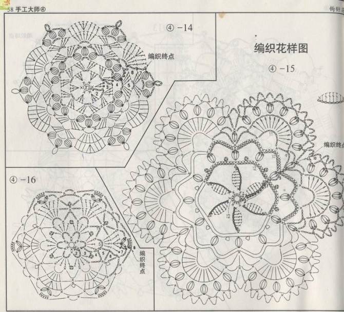 鉤針天地 圖挺清楚的，花型也很全 - wl961121 - 人生淡如菊的博客